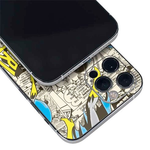 DC Comics Batman Batgirl Vintage Action pose pattern iPhone 12 Pro Max Skin