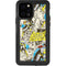 DC Comics Batman Batgirl Vintage Action pose pattern iPhone 12 Pro Waterproof Case