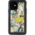 DC Comics Batman Batgirl Vintage Action pose pattern iPhone 12 Waterproof Case