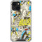 DC Comics Batman Batgirl Vintage Action pose pattern iPhone 13 Clear Case