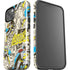 DC Comics Batman Batgirl Vintage Action pose pattern iPhone 13 Impact Case