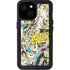 DC Comics Batman Batgirl Vintage Action pose pattern iPhone 13 Mini Waterproof Case