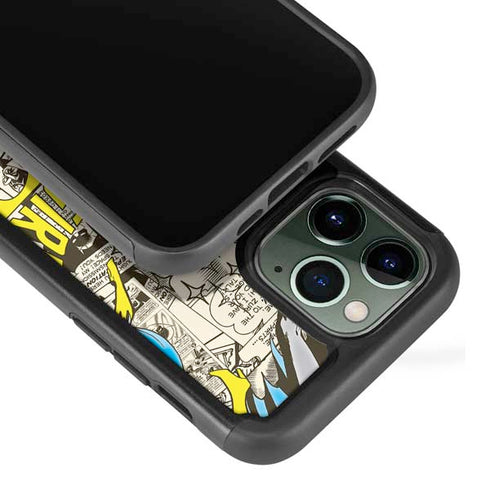 DC Comics Batman Batgirl Vintage Action pose pattern iPhone 13 Pro Cargo Case