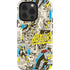 DC Comics Batman Batgirl Vintage Action pose pattern iPhone 13 Pro Impact Case