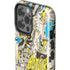 DC Comics Batman Batgirl Vintage Action pose pattern iPhone 13 Pro Max Impact Case