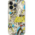 DC Comics Batman Batgirl Vintage Action pose pattern iPhone 13 Pro Skin