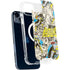 DC Comics Batman Batgirl Vintage Action pose pattern iPhone 14 Plus MagSafe Case