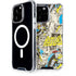 DC Comics Batman Batgirl Vintage Action pose pattern iPhone 14 Pro Max MagSafe Case