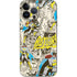 DC Comics Batman Batgirl Vintage Action pose pattern iPhone 14 Pro Max Skin