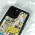 DC Comics Batman Batgirl Vintage Action pose pattern iPhone 14 Pro Max Waterproof Case