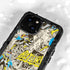 DC Comics Batman Batgirl Vintage Action pose pattern iPhone 15 Waterproof Case
