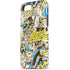 DC Comics Batman Batgirl Vintage Action pose pattern iPhone 7 Pro Case