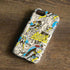 DC Comics Batman Batgirl Vintage Action pose pattern iPhone 7 Pro Case