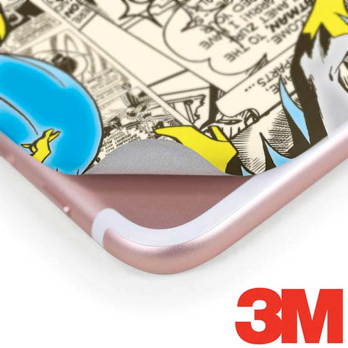 DC Comics Batman Batgirl Vintage Action pose pattern iPhone 8 Plus Skin