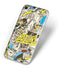 DC Comics Batman Batgirl Vintage Action pose pattern iPhone 8 Skin