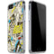 DC Comics Batman Batgirl Vintage Action pose pattern iPhone SE (2nd & 3rd Gen) Clear Case