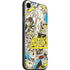 DC Comics Batman Batgirl Vintage Action pose pattern iPhone SE (2nd & 3rd Gen) Skin