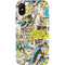DC Comics Batman Batgirl Vintage Action pose pattern iPhone X Pro Case