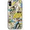 DC Comics Batman Batgirl Vintage Action pose pattern iPhone X Skin