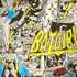 DC Comics Batman Batgirl Vintage Action pose pattern iPhone X Skin
