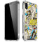 DC Comics Batman Batgirl Vintage Action pose pattern iPhone XR Clear Case