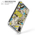 DC Comics Batman Batgirl Vintage Action pose pattern iPhone XR Clear Case