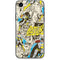 DC Comics Batman Batgirl Vintage Action pose pattern iPhone XR Skin