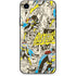 DC Comics Batman Batgirl Vintage Action pose pattern iPhone XR Skin
