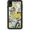 DC Comics Batman Batgirl Vintage Action pose pattern iPhone XR Waterproof Case