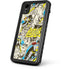 DC Comics Batman Batgirl Vintage Action pose pattern iPhone XR Waterproof Case