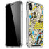 DC Comics Batman Batgirl Vintage Action pose pattern iPhone XS Max Clear Case