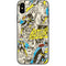 DC Comics Batman Batgirl Vintage Action pose pattern iPhone XS Skin