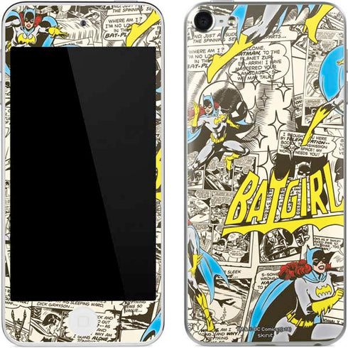DC Comics Batman Batgirl Vintage Action pose pattern Apple iPod Skin
