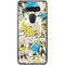DC Comics Batman Batgirl Vintage Action pose pattern LG K51/Q51 Clear Case