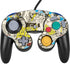DC Comics Batman Batgirl Vintage Action pose pattern Nintendo GameCube Controller Skin