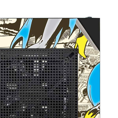 DC Comics Batman Batgirl Vintage Action pose pattern NZXT H510 Compact ATX Mid-Tower Case Skin
