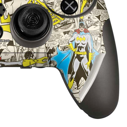 DC Comics Batman Batgirl Vintage Action pose pattern PlayStation Scuf Vantage 2 Controller Skin