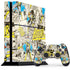 DC Comics Batman Batgirl Vintage Action pose pattern PS4 Console and Controller Bundle Skin