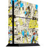 DC Comics Batman Batgirl Vintage Action pose pattern PS4 Console Skin