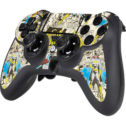 DC Comics Batman Batgirl Vintage Action pose pattern PS4/PC SCUF Impact Controller Skin