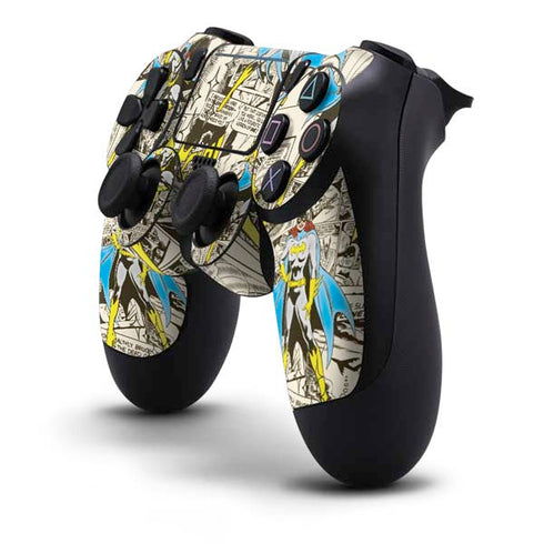 DC Comics Batman Batgirl Vintage Action pose pattern PS4 Pro/Slim Controller Skin