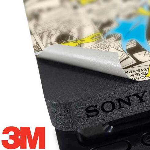 DC Comics Batman Batgirl Vintage Action pose pattern PS4 Slim Bundle Skin