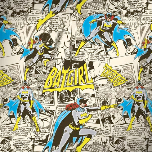 DC Comics Batman Batgirl Vintage Action pose pattern Surface Book 2 15in Skin