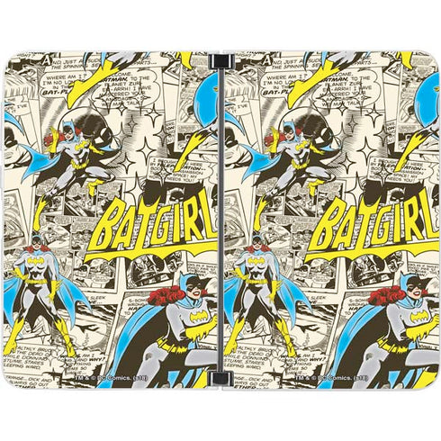 DC Comics Batman Batgirl Vintage Action pose pattern Surface Duo Skin