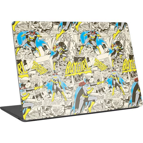 DC Comics Batman Batgirl Vintage Action pose pattern Surface Laptop 4 15in Skin