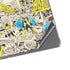 DC Comics Batman Batgirl Vintage Action pose pattern Surface Pro 8 Skin