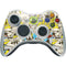 DC Comics Batman Batgirl Vintage Action pose pattern Xbox 360 Wireless Controller Skin