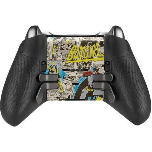DC Comics Batman Batgirl Vintage Action pose pattern Xbox Elite Wireless Controller Series 2 Skin