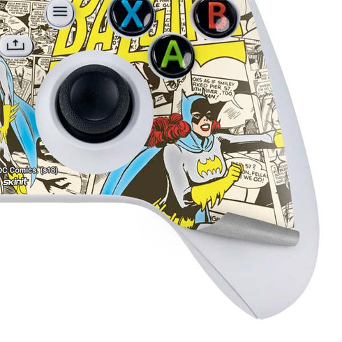 DC Comics Batman Batgirl Vintage Action pose pattern Xbox Series S Skins