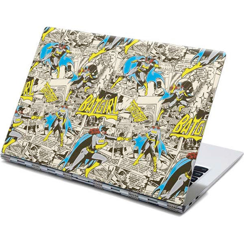 DC Comics Batman Batgirl Vintage Action pose pattern Yoga 910 2-in-1 14in Touch-Screen Skin